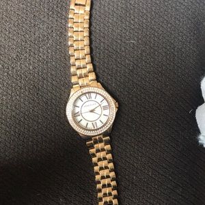 Anne Klein rose gold/gold watch